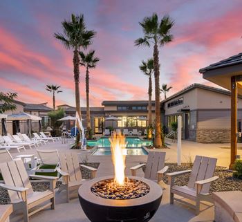 Outdoor Firepit Patio at Grandstone at Sunrise, Peoria, AZ